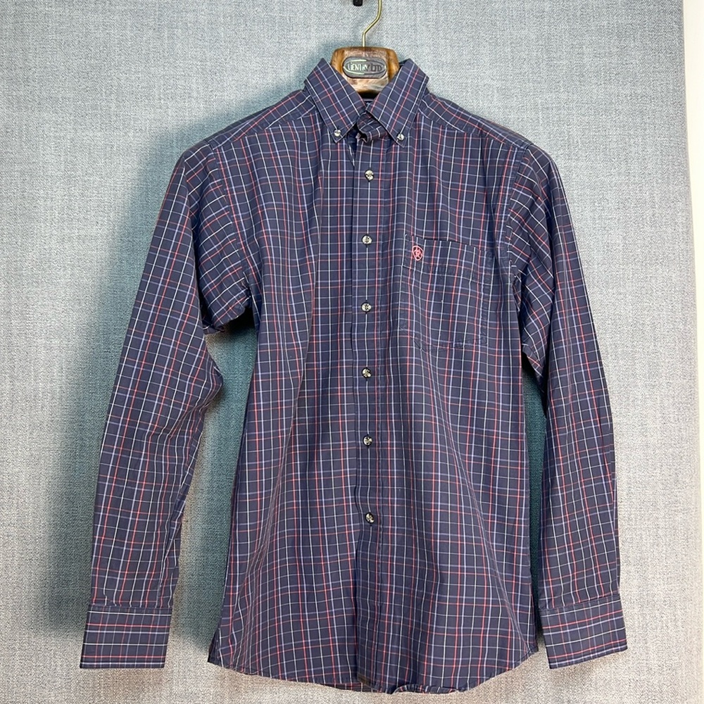 Ariat pro Series Fitted Long Sleeve Shirt Western Cowboy